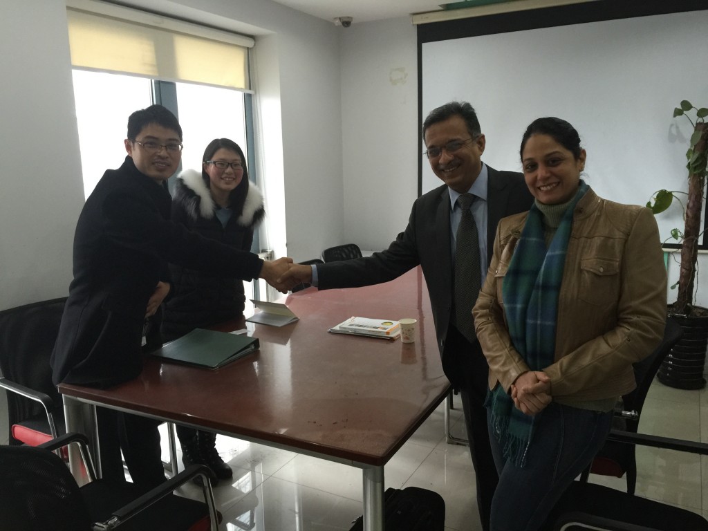 TEKNIC 工廠負責人Rajesh Jaising以及他的夫人到訪我司