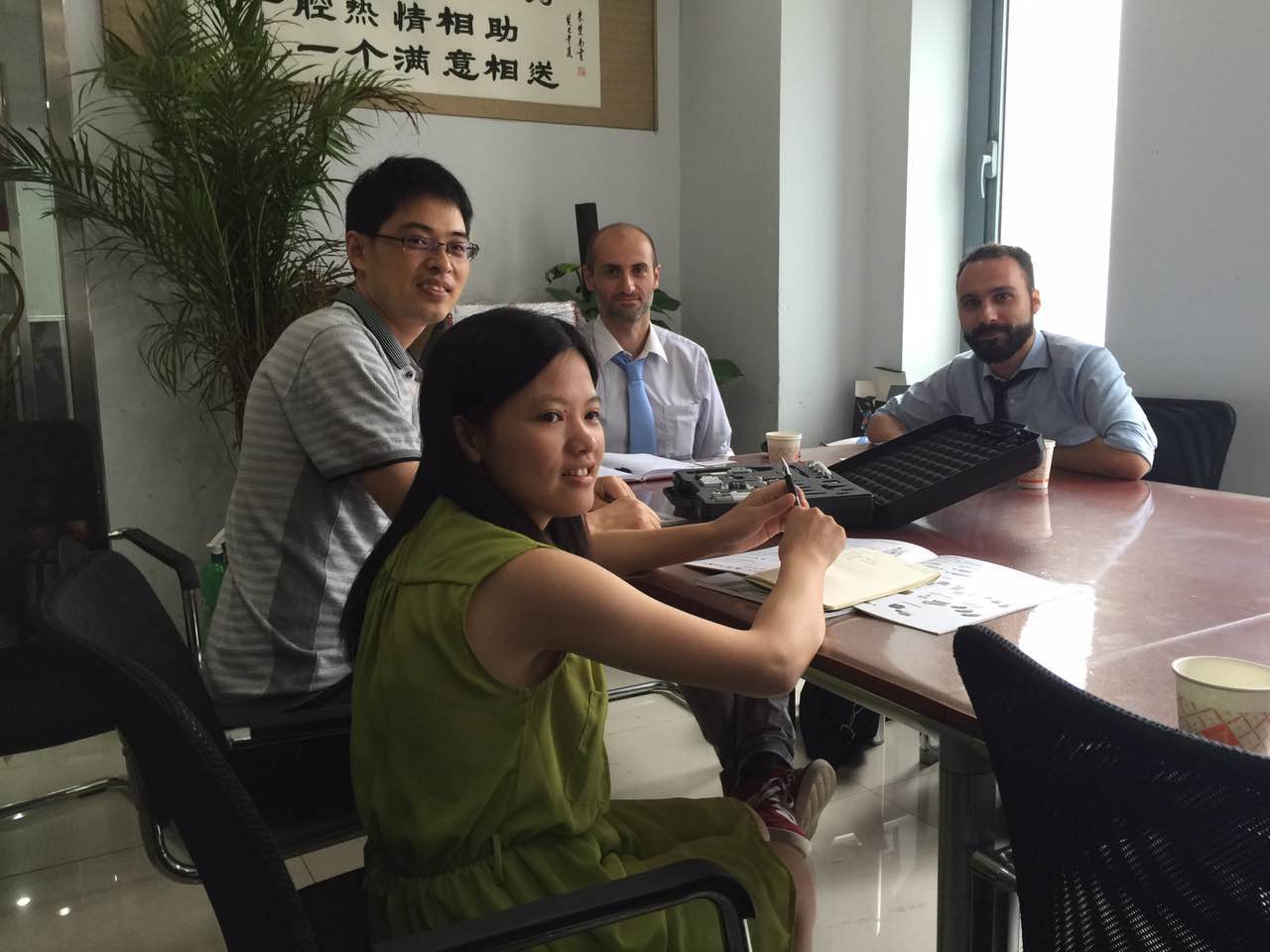 意大利AIGNEP工廠負(fù)責(zé)人matteo pomelli蒞臨我司